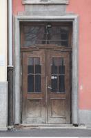 Photo Texture of Doors Double Wooden